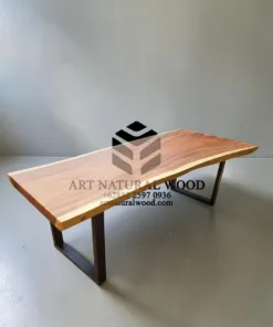 meja makan kayu trembesi solid-meja cafe kayu trembesi-meja kayu trembesi besar-meja kayu besar-meja balok-meja balok kayu