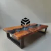 meja tamu kayu trembesi-meja tamu river kaca-meja tamu unik-meja kopi kayu-coffee table kayu trembesi