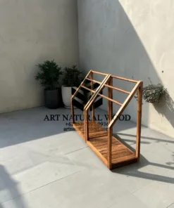 rak handuk kayu minimalis-gantungan handuk kamar mandi-hanger handuk kayu