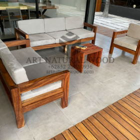 set sofa kayu trembesi solid-sofa 3 dudukan-sofa 2 dudukan-sofa tamu kayu