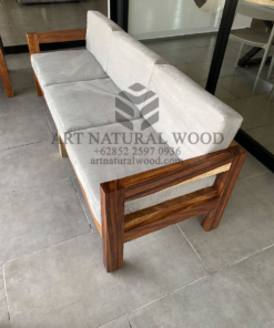 set sofa kayu trembesi solid-sofa 3 dudukan-sofa 2 dudukan-sofa tamu kayu