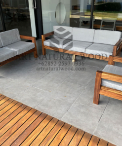 set sofa kayu trembesi solid-sofa 3 dudukan-sofa 2 dudukan-sofa tamu kayu