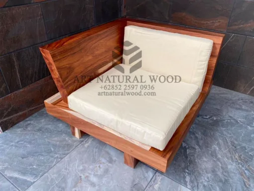 sofa tamu kayu solid trembesi