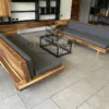 sofa tamu kayu trembesi solid utuh