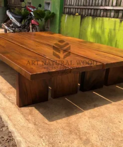 bangku panjang kayu trembesi-bangku trembesi solid-bangku panjang kayu utuh