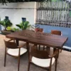 meja solid kayu trembesi-meja makan kayu besar-meja dari kayu besar-meja makan kayu trembesi