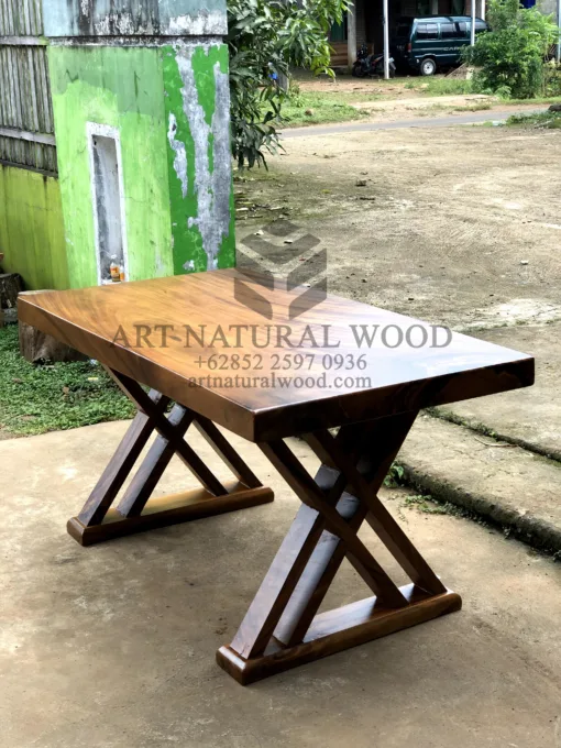 meja kayu trembesi tebal solid utuh-meja makan kayu solid-meja kayu besar-meja makan kayu trembesi-meja makan kayu tebal-meja makan antik
