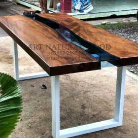 meja makan minimalis kayu trembesi-meja makan minimalis kayu jati-meja kayu minimalis