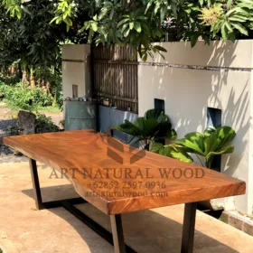 meja meeting minimalis kayu trembesi-meja rapat minimalis-meja kayu besar-meja meeting kayu trembesi