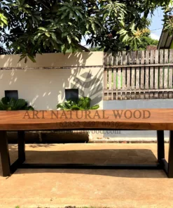 meja meeting minimalis kayu trembesi-meja rapat minimalis-meja kayu besar-meja meeting kayu trembesi