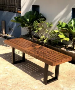 bangku minimalis unik kayu trembesi-bangku jari jari multifungsi-bangku kayu solid-bangku kayu besar-bangku trembesi-bangku anting-bangku taman