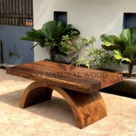 meja tamu kayu solid trembesi-meja kopi antik-coffee table kayu trembesi-meja kayu besar