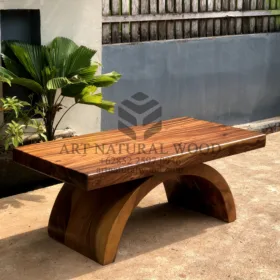 meja tamu kayu solid trembesi-meja kopi antik-coffee table kayu trembesi-meja kayu besar