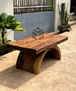 meja tamu kayu solid trembesi-meja kopi antik-coffee table kayu trembesi-meja kayu besar