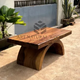 meja tamu kayu solid trembesi-meja kopi antik-coffee table kayu trembesi-meja kayu besar