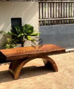 meja tamu kayu solid trembesi-meja kopi antik-coffee table kayu trembesi-meja kayu besar