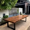 meja rapat minimalis kayu trembesi-meja meeting industrial-meja meeting panjang-meja meeting colokan-suar conference table