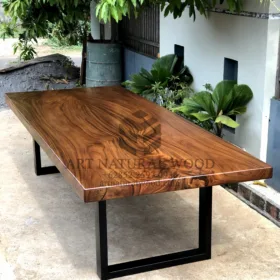 meja rapat minimalis kayu trembesi-meja meeting industrial-meja meeting panjang-meja meeting colokan-suar conference table