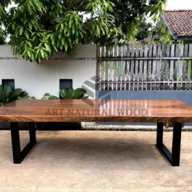 meja rapat minimalis kayu trembesi-meja meeting industrial-meja meeting panjang-meja meeting colokan-suar conference table