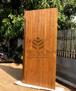 pintu minimalis kayu trembesi-pintu kayu minimalis modern
