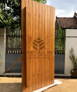 pintu minimalis kayu trembesi-pintu kayu minimalis modern