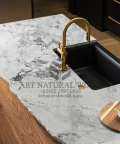 meja dapur kayu trembesi-meja dapur dari kayu-meja dapur granit-meja marmer