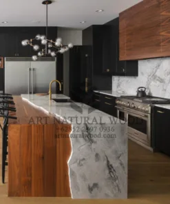 meja dapur kayu trembesi-meja dapur dari kayu-meja dapur granit-meja marmer