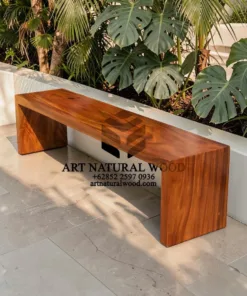 bangku minimalis kayu solid-bangku kayu trembesi-bangku kayu utuh-bangku mmakan trembesi-bangku kayu unik