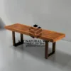 bangku minimalis unik kayu trembesi-bangku jari jari multifungsi-bangku kayu solid-bangku kayu besar-bangku trembesi-bangku anting-bangku taman