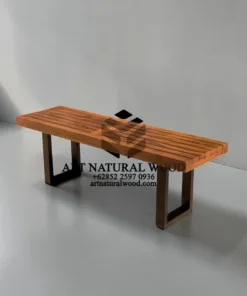bangku minimalis unik kayu trembesi-bangku jari jari multifungsi-bangku kayu solid-bangku kayu besar-bangku trembesi-bangku anting-bangku taman
