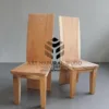kursi makan blok kayu trembesi-kursi makan kayu solid trembesi-kursi makan kayu utuh-kursi cafe minimalis-kursi makan minimalis trembesi