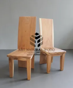 kursi makan blok kayu trembesi-kursi makan kayu solid trembesi-kursi makan kayu utuh-kursi cafe minimalis-kursi makan minimalis trembesi