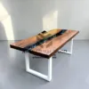 meja makan minimalis kayu trembesi-meja makan minimalis kayu jati-meja kayu minimalis
