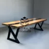 meja rapat kantor kayu trembesi-meja kayu besar-meja resin kayu-meja meeting kaayu-meja kaki besi-meja meeting kantor-meja rapat minimalis