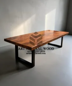 meja rapat minimalis kayu trembesi-meja meeting industrial-meja meeting panjang-meja meeting colokan-suar conference table