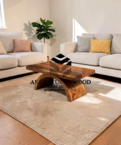 meja tamu kayu solid trembesi-meja kopi antik-coffee table kayu trembesi-meja kayu besar