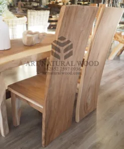 kursi makan blok kayu trembesi-kursi makan kayu solid trembesi-kursi makan kayu utuh-kursi cafe minimalis-kursi makan minimalis trembesi