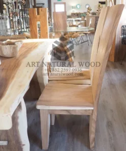 kursi makan blok kayu trembesi-kursi makan kayu solid trembesi-kursi makan kayu utuh-kursi cafe minimalis-kursi makan minimalis trembesi