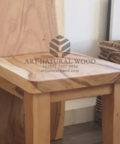 kursi makan blok kayu trembesi-kursi makan kayu solid trembesi-kursi makan kayu utuh-kursi cafe minimalis-kursi makan minimalis trembesi