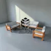 set sofa kayu trembesi solid-sofa 3 dudukan-sofa 2 dudukan-sofa tamu kayu