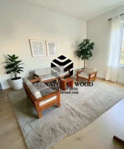 set sofa kayu trembesi solid-sofa 3 dudukan-sofa 2 dudukan-sofa tamu kayu