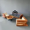 sofa tamu kayu solid trembesi