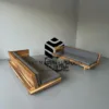 sofa tamu kayu trembesi solid utuh