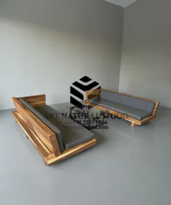 sofa tamu kayu trembesi solid utuh