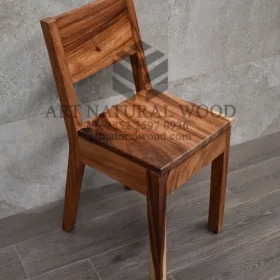 kursi makan minimalis kayu trembesi-kursi makan antik