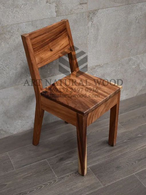 kursi makan minimalis kayu trembesi-kursi makan antik