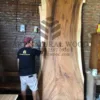 papan kayu trembesi besar