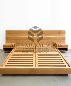 tempat tidur kayu minimalis-tempat tidur kayu jati-tempat tidur minimalis modern