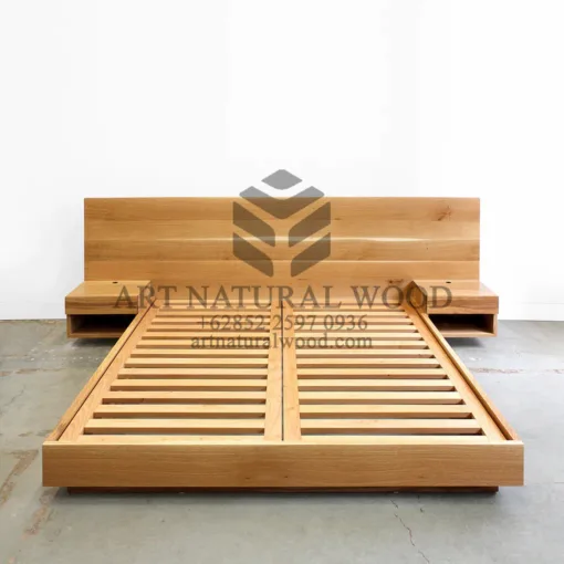 tempat tidur kayu minimalis-tempat tidur kayu jati-tempat tidur minimalis modern