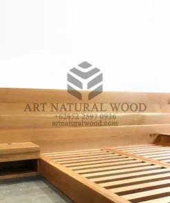 tempat tidur kayu minimalis-tempat tidur kayu jati-tempat tidur minimalis modern